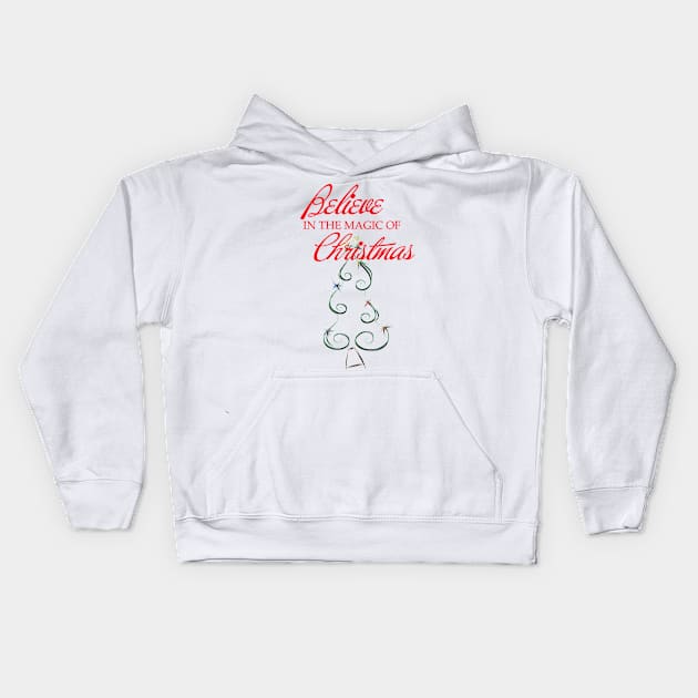 Magic of Christmas Kids Hoodie by DesigningJudy